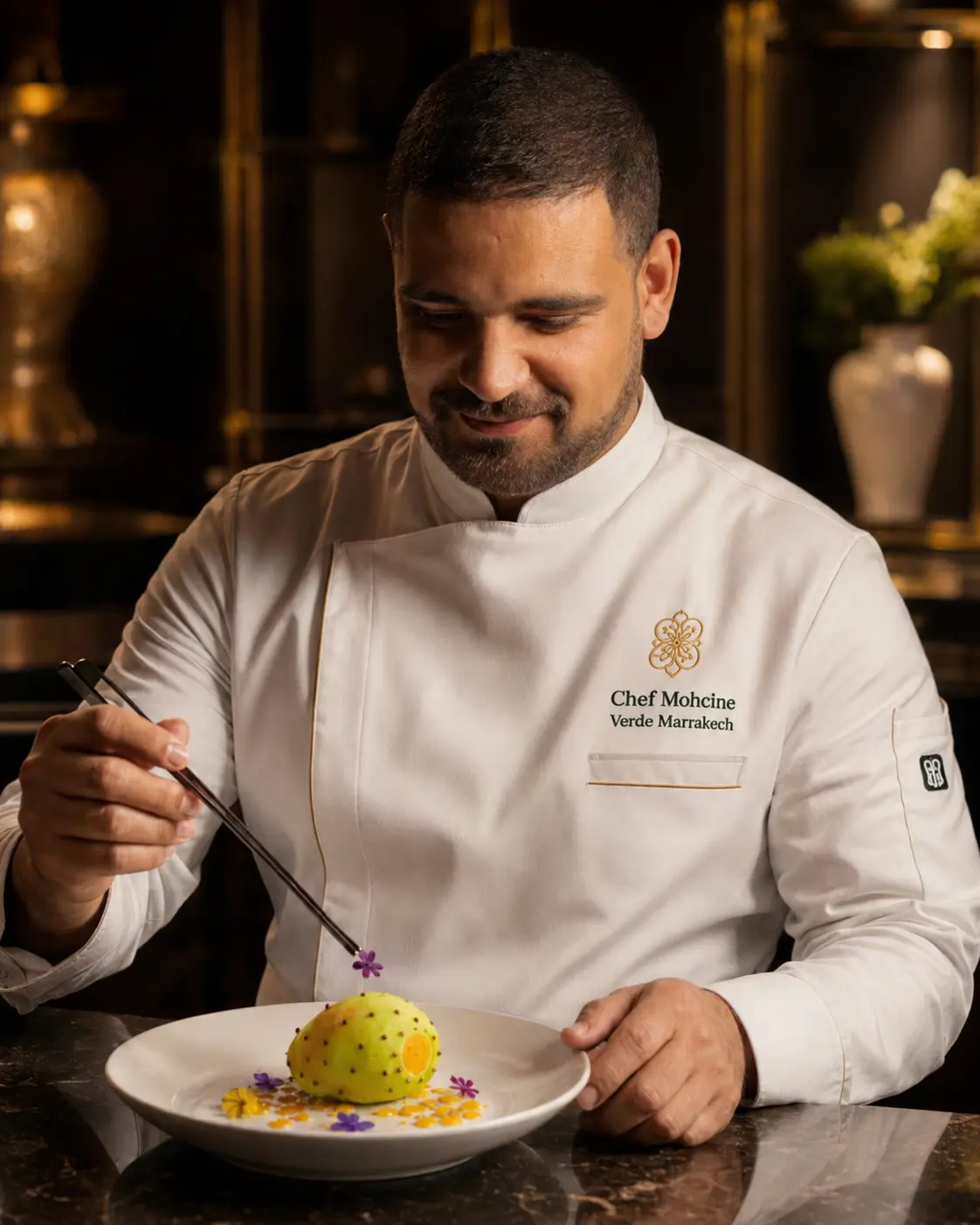 Chef Mohcine Rondi – Verde Marrakech Chef Mohcine Rondi – Verde Marrakech